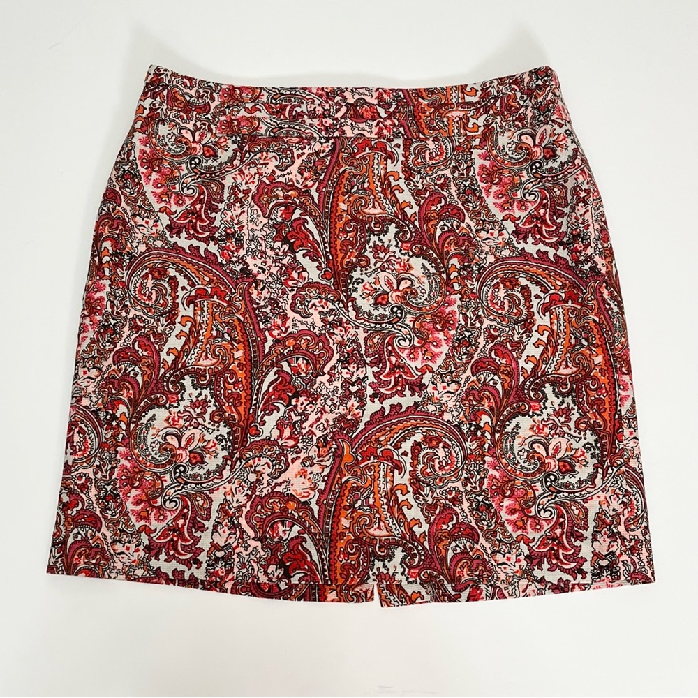 LOFT Ann Taylor Paisley Skirt